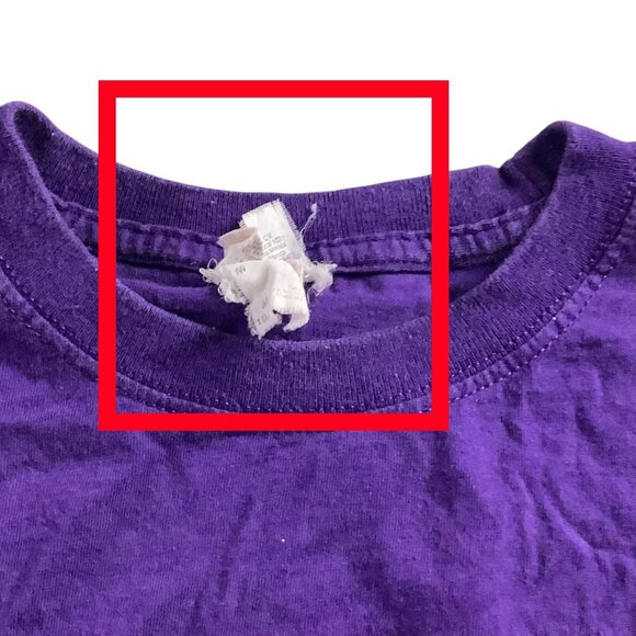 Jerzees‎ Girls Crew Neck T-Shirt Purple Size M 10-12 Short Sleeve Casual Cotton - Picture 5 of 9